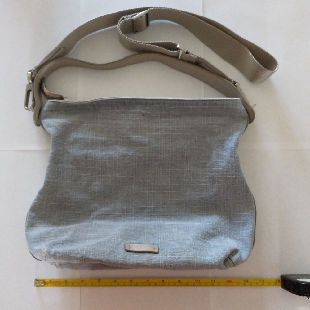 FOSSIL Soft Light Gray Crossbody Bag - Picture 7 of 10